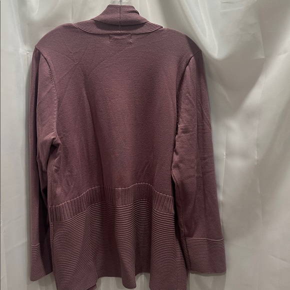 Liz Claiborne Mauve Cardigan NWOT size XL - Picture 3 of 3